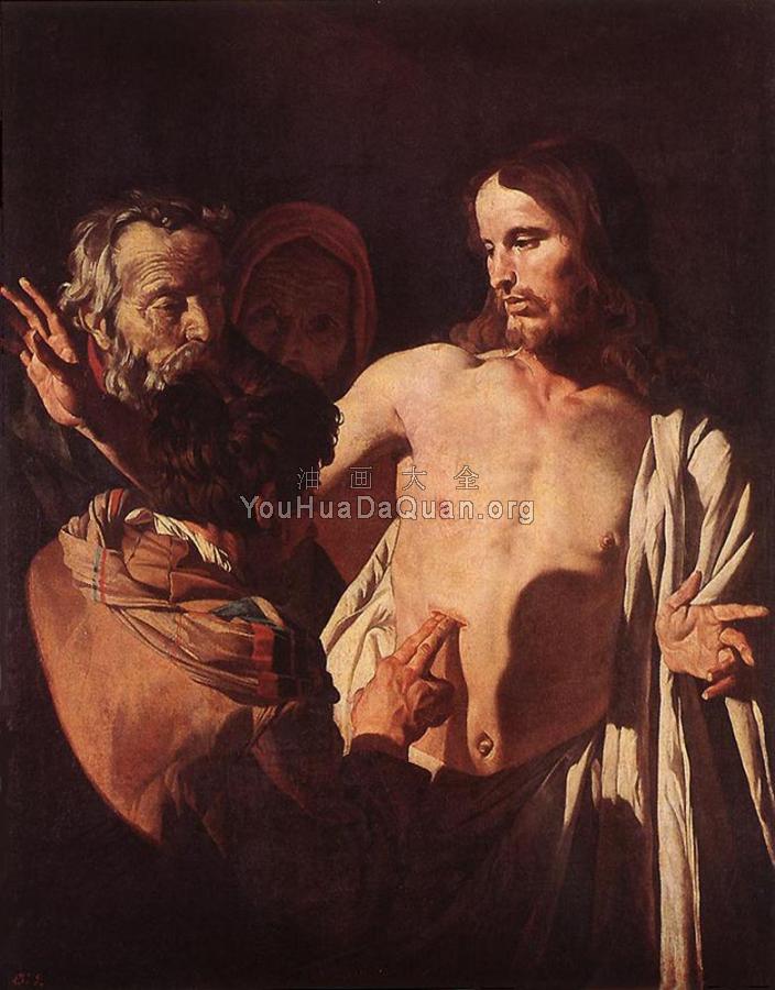 The Incredulity Of St Thomas - 格里特·范·弘索斯特